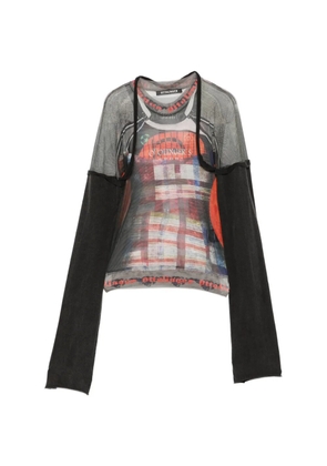 Ottolinger long-sleeve T-shirt - Grey