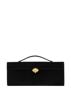 Aquazzura short handle embellished Alex clutch bag - Black
