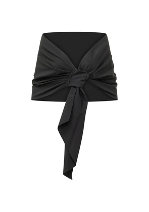 CHIARA BONI La Petite Robe Eva draped stole - Black