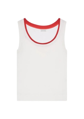 DRIES VAN NOTEN cotton tank top - White