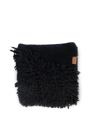 LOEWE fringed scarf - Black