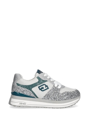 LIU JO glitter-detail sneakers - Silver