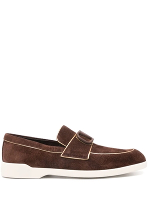 Valentino Garavani Leisure Flows Split loafers - Brown