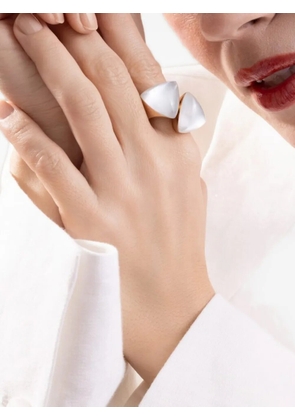 VHERNIER rock crystal pearl ring - Gold