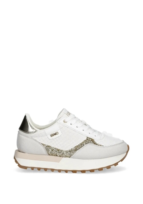LIU JO glitter-embellished sneakers - White
