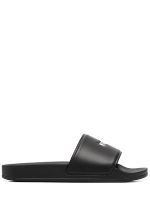 MSGM logo-print slides - Black