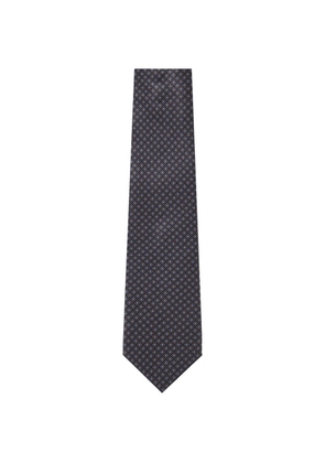 Corneliani patterned tie - Brown
