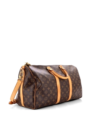 Louis Vuitton Pre-Owned Keepall Bandouliere Bag Monogram Canvas 45 travel bag - Brown
