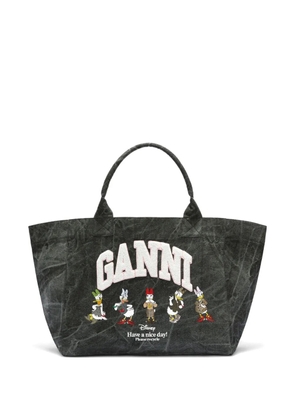 GANNI x Disney graphic tote bag - Grey