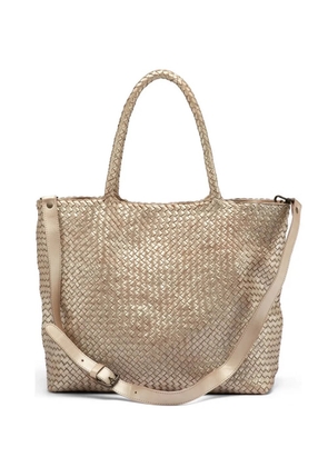 Officine Creative OC Class 35 woven leather bag - Gold