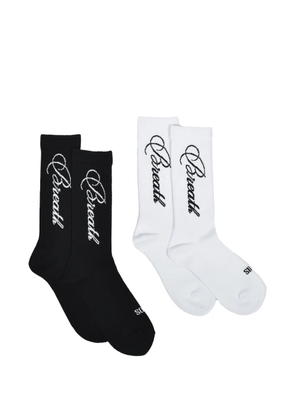 BREATH logo socks (set of two) - Black