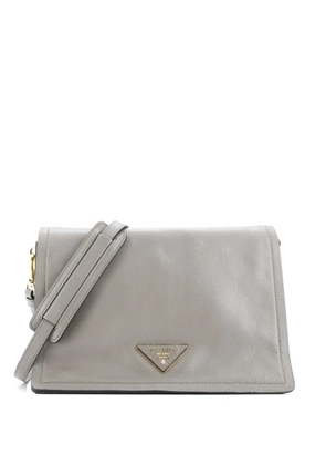 Prada Pre-Owned Flap Messenger Glace Calf Small crossbody bag - Grey
