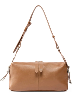 PINKO Love Birds-detail shoulder bag - Brown