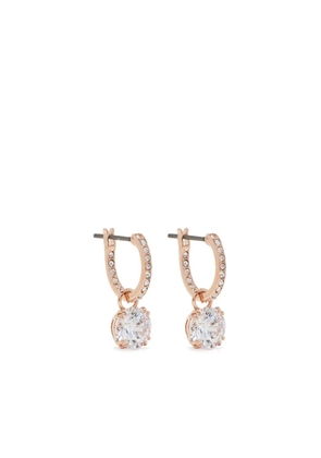 Swarovski Stilla drop earrings - White