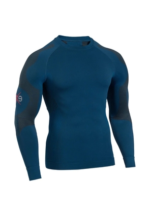 I-EXE Quick round-neck long-sleeve top - Blue