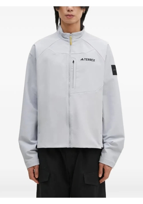 adidas zip-up windbreaker - Grey