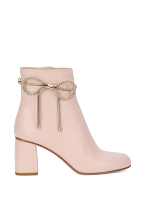 RED(V) bow boots - Pink