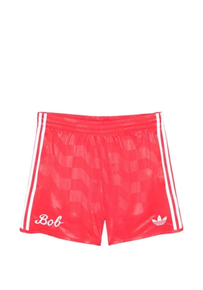 adidas stripe track shorts - Red