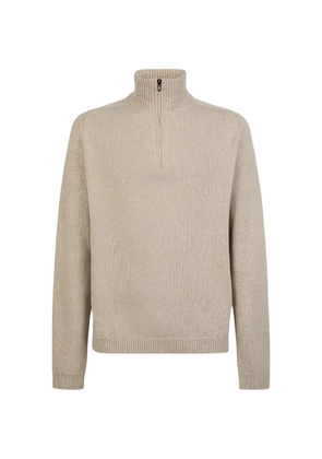 Sease half-zip high-neck sweater - Neutrals