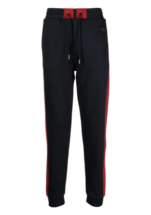 Bally side-stripe drawstring track pants - Blue