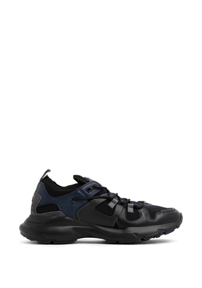 Tod's lacing panelled sneakers - Black