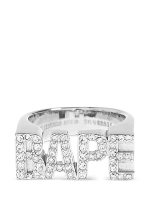 A BATHING APE® embellished ring - Silver