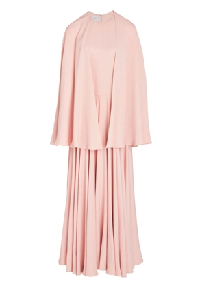 Giambattista Valli pleated cape dress - Pink
