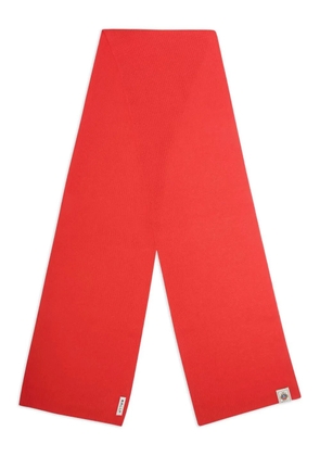 Bally ribbed wool scarf - Red