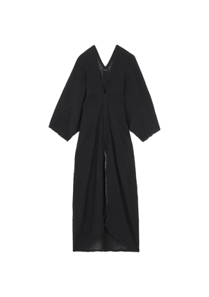 Caravana V-neck midi dress - Black