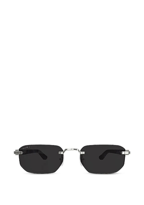 Cartier Eyewear rectangle-frame sunglasses - Silver