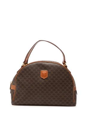 Celine Pre-Owned 1997 Macadam Coated Canvas Dome handbag - Brown