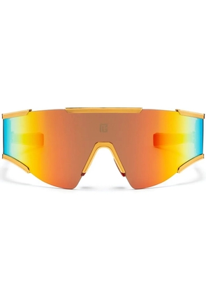 Balmain Eyewear Flèche geometric sunglasses - Gold