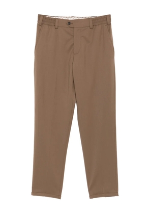PT Torino elasticated-waistband trousers - Brown