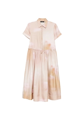 Fabiana Filippi collared midi dress - Neutrals