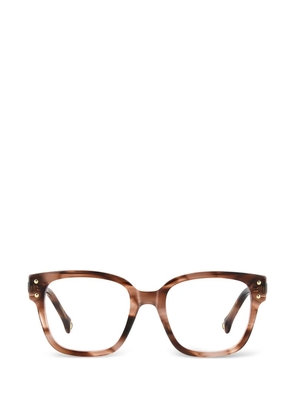 Carolina Herrera logo-detail glasses - Brown