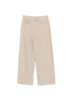 JNBY floral-print jeans - Neutrals