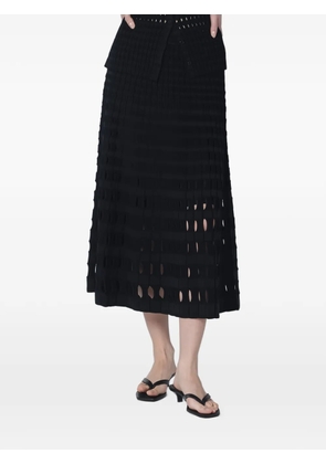 Simkhai cut-out midi skirt - Black