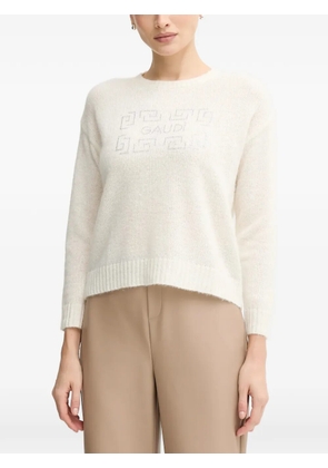 Gaudi embellished sweater - Neutrals