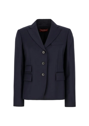 Max Mara pinstripe button jacket - Blue