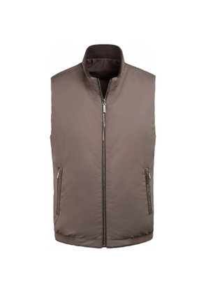 Moorer Fioresi-Wk reversible zip-fastening gilet - Neutrals