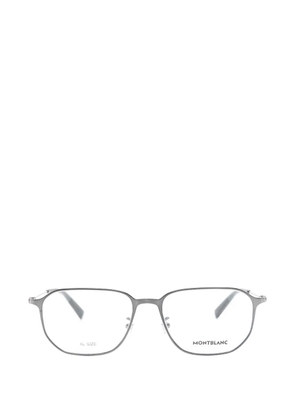 Montblanc silver tone geometric glasses