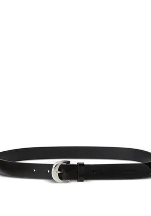 Calvin Klein buckle leather belt - Black