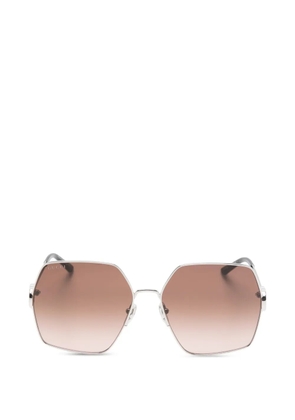 Gucci Eyewear geometric logo sunglasses - Silver
