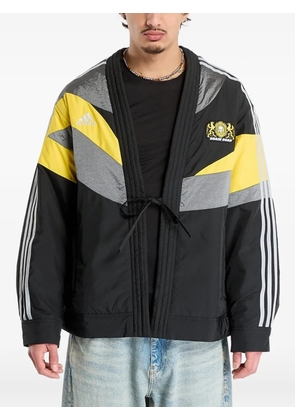 adidas x Brain Dead striped-detail jacket - Black