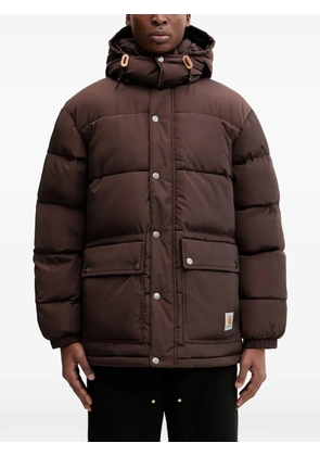Carhartt WIP button hooded jacket - Brown