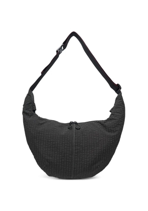 Comme des Garçons Homme grid-pattern shoulder bag - Black