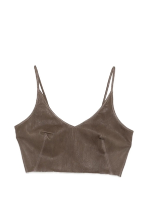 Rick Owens V-neck top - Grey