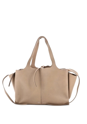 Celine Pre-Owned Tri-Fold Grained Calfskin Medium shoulder bag - Neutrals