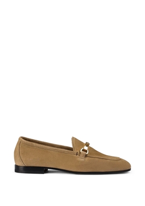 Doucal's metal suede loafers - Neutrals