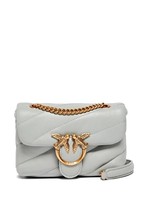 PINKO mini Love quilted shoulder bag - Grey